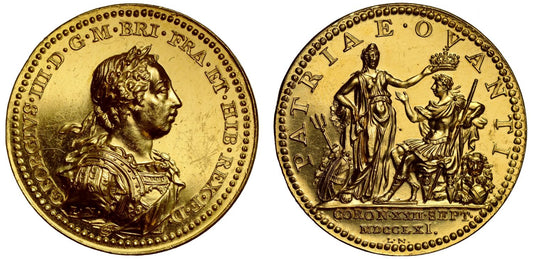 Coronation of George III, 1761, Gold Medal.