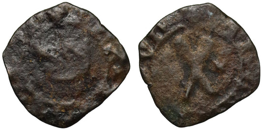 Scotland, James III, Regal Issues 'Black Money' Farthing type I, Edinburgh mint