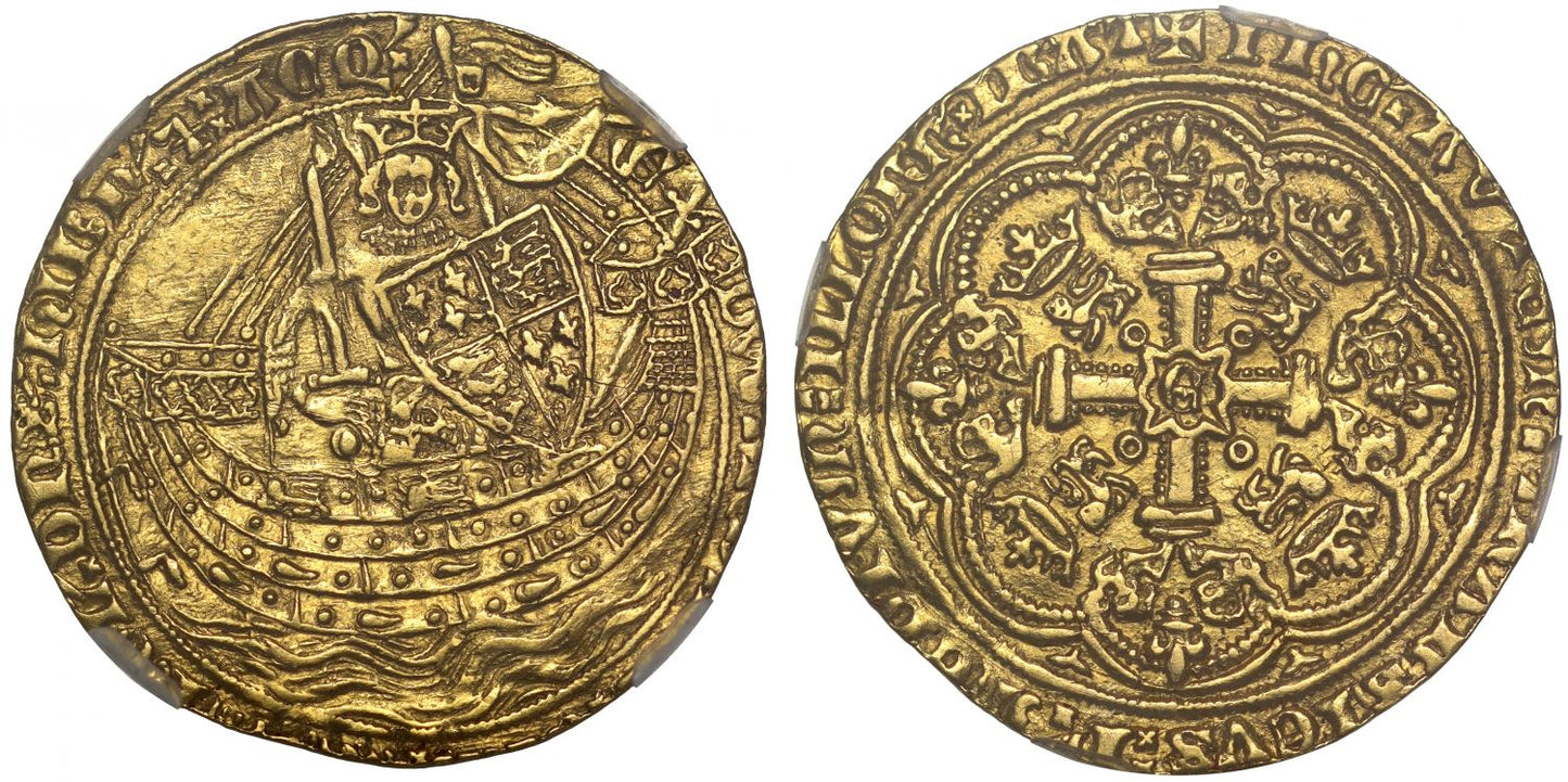 Edward III Noble, Transitional Treaty period, Majesty grading Company MS60