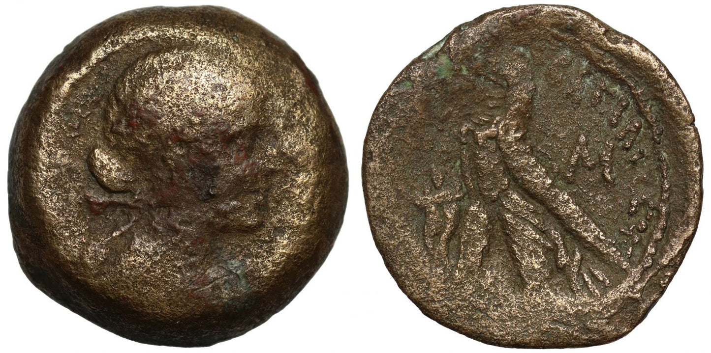 Ptolemaic Egypt, Cleopatra VII (51-30 BC), Æ 40-Drachmai, Alexandria.