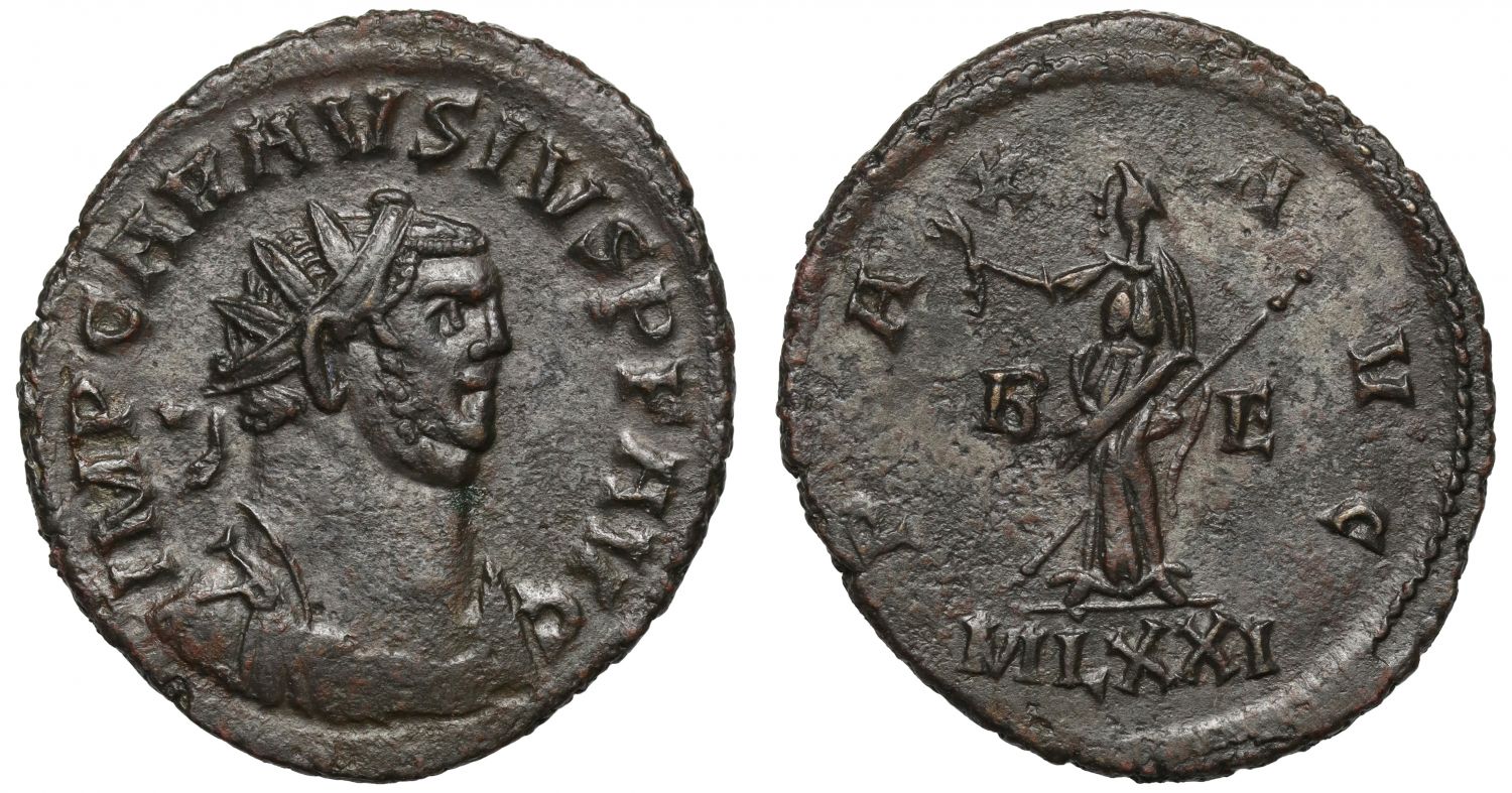 Carausius (A.D. 286-293), AE Antoninianus, London, Pax.