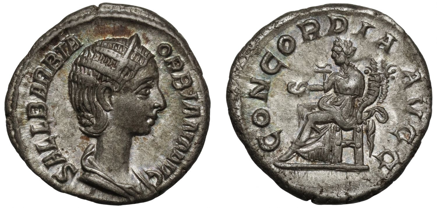 Orbiana, Silver Denarius.