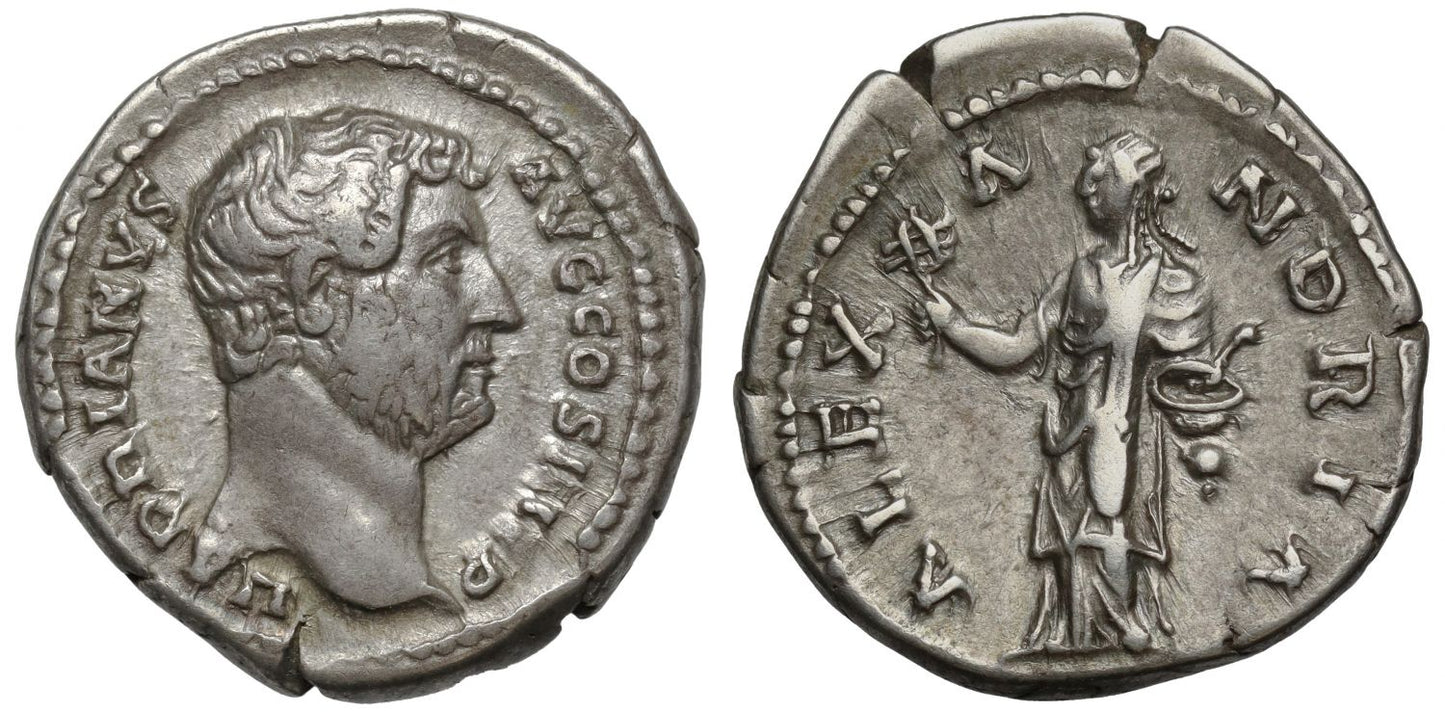 Hadrian, Silver Denarius, rev. Alexandria.