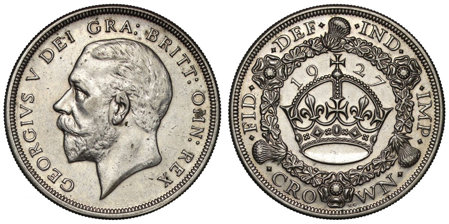 George V 1927 'Wreath' Crown, from the set