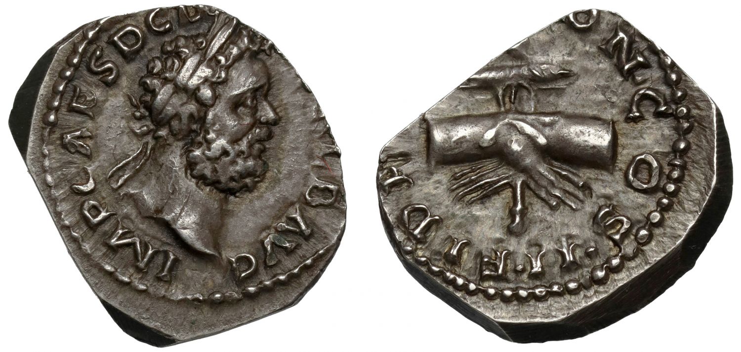 Clodius Albinus, Silver Denarius, Lugdunum.