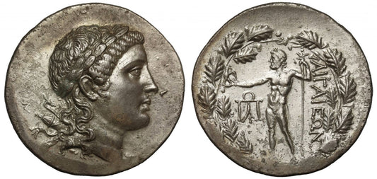 Aeolis, Aigai, Tetradrachm, AU 4/5 2/5,  fine style, brushed.