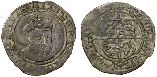 Henry VIII Groat, posthumous issue, Durham House, mm bow, ex Anstiss