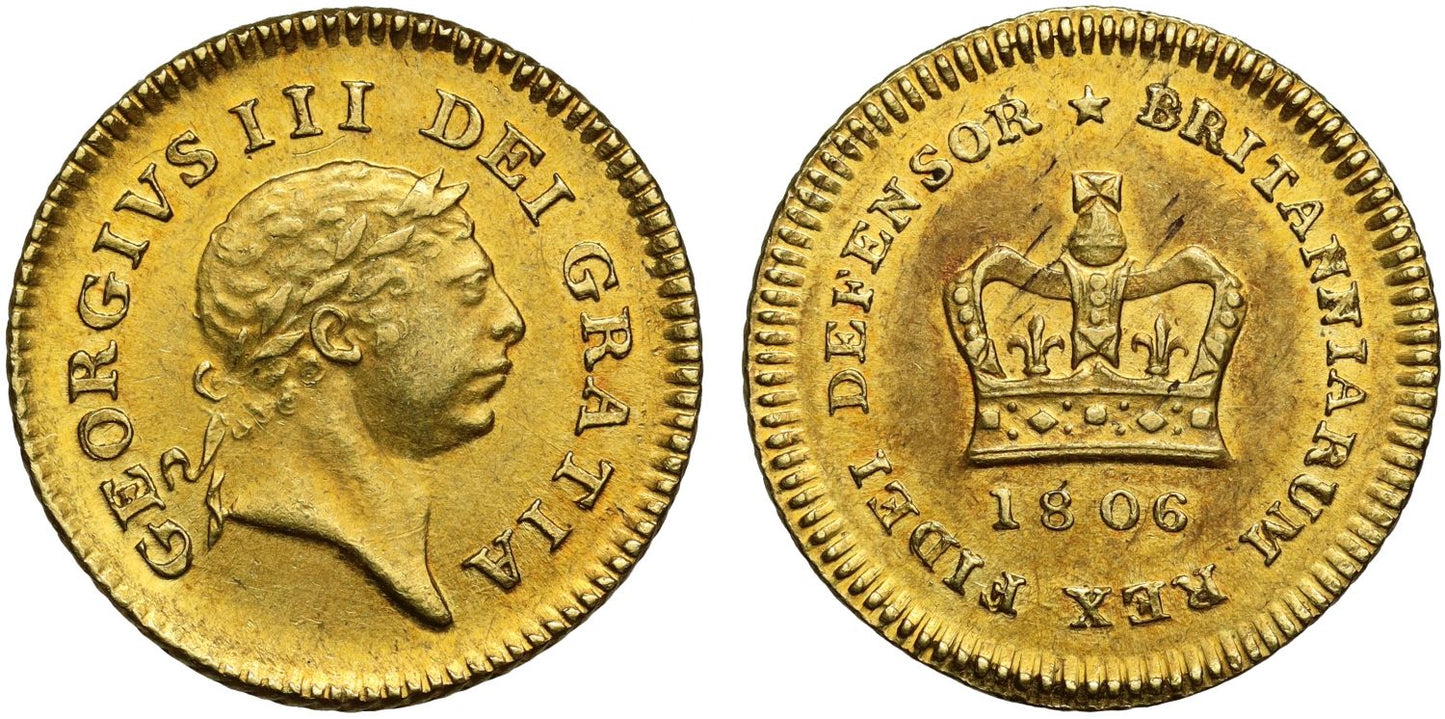 George III 1806 Third-Guinea, 3rd type, 2nd head