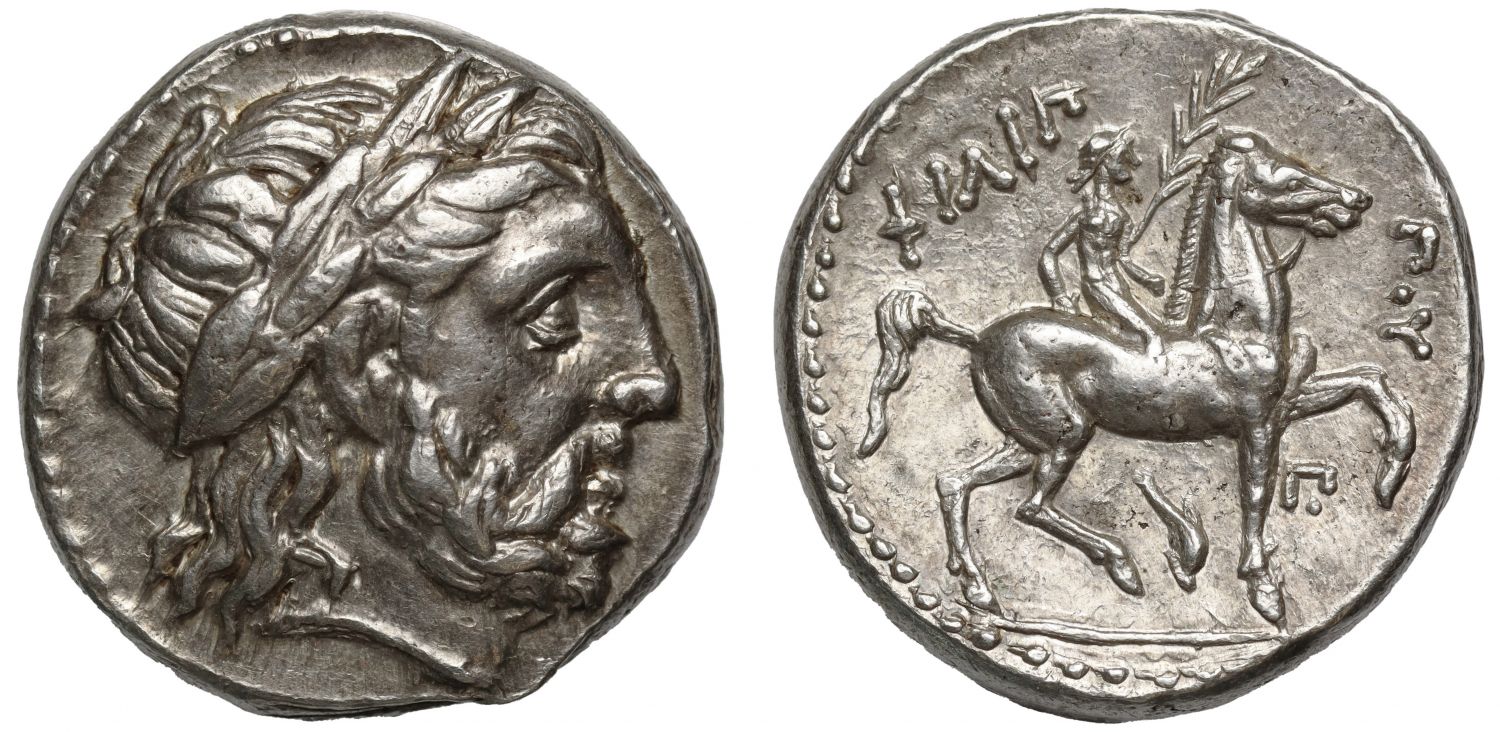 Macedon, Philip II, Silver Tetradrachm, posthumous issue, Amphipolis