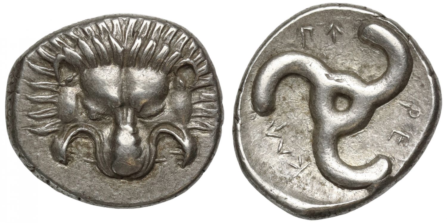Dynasts of Lycia, Perikles, Silver 1/3-Stater.