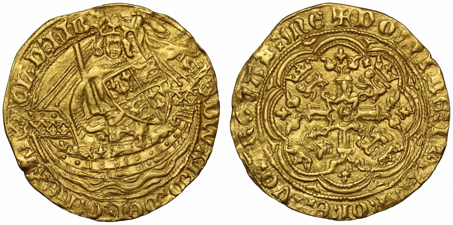Edward III Half-Noble, Transitional Treaty Period, 