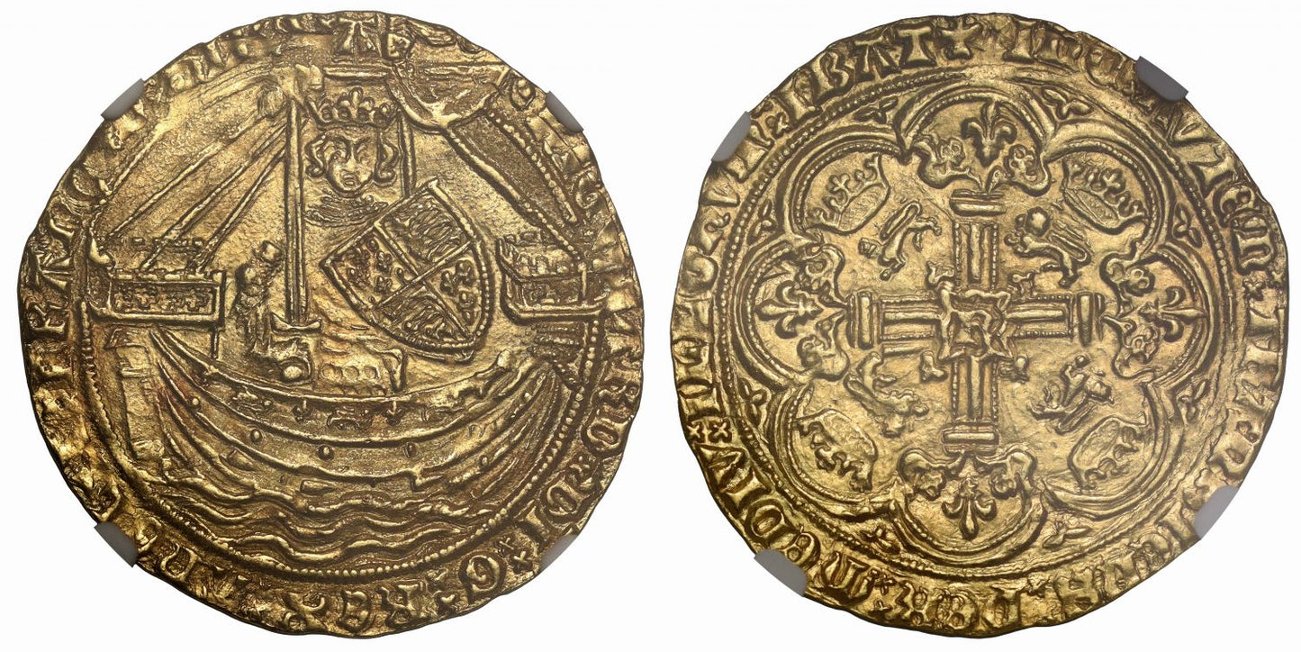 Richard II Noble, type 1b, London, NGC graded MS62