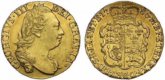 George III 1786 Guinea, rose reverse, 4th bust