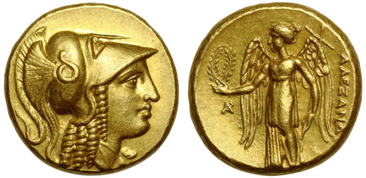 Macedon, Alexander the Great, Gold Stater, Berytus.