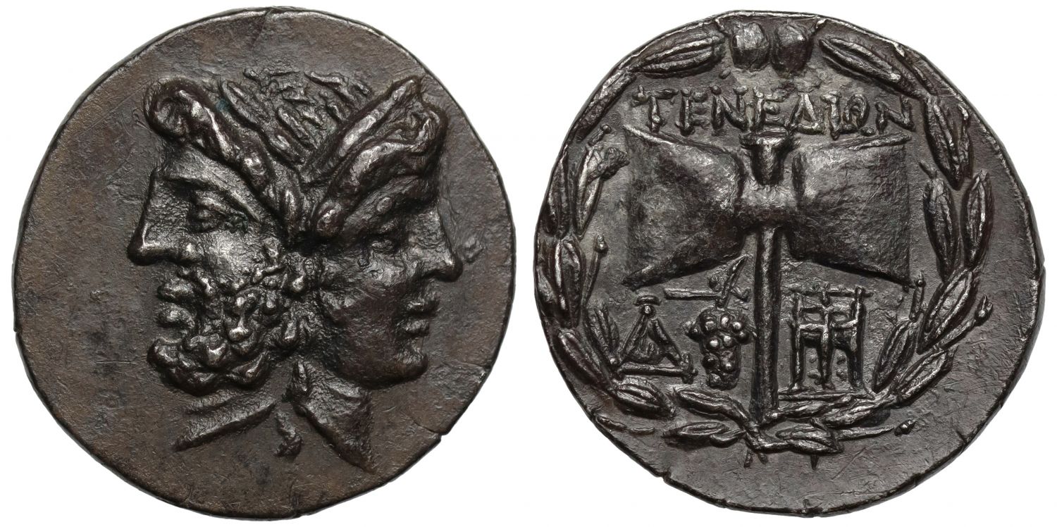 Islands off Troas, Tenedos, Silver Drachm.