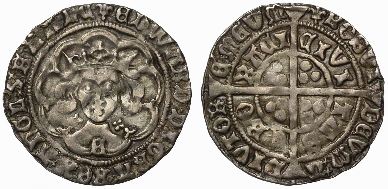 Edward IV, First Reign, Groat, light coinage type VIIIb, York