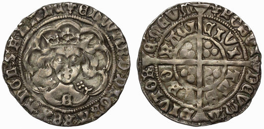 Edward IV, 1st Reign, Groat, light coinage type VIIIb, York