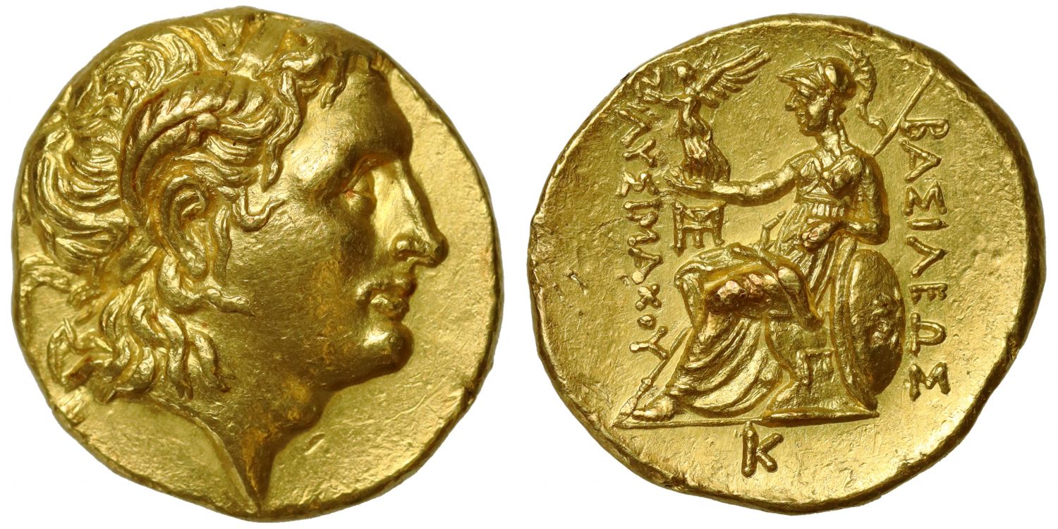 Lysimachos, Gold Stater, with USA provenance to 1978.