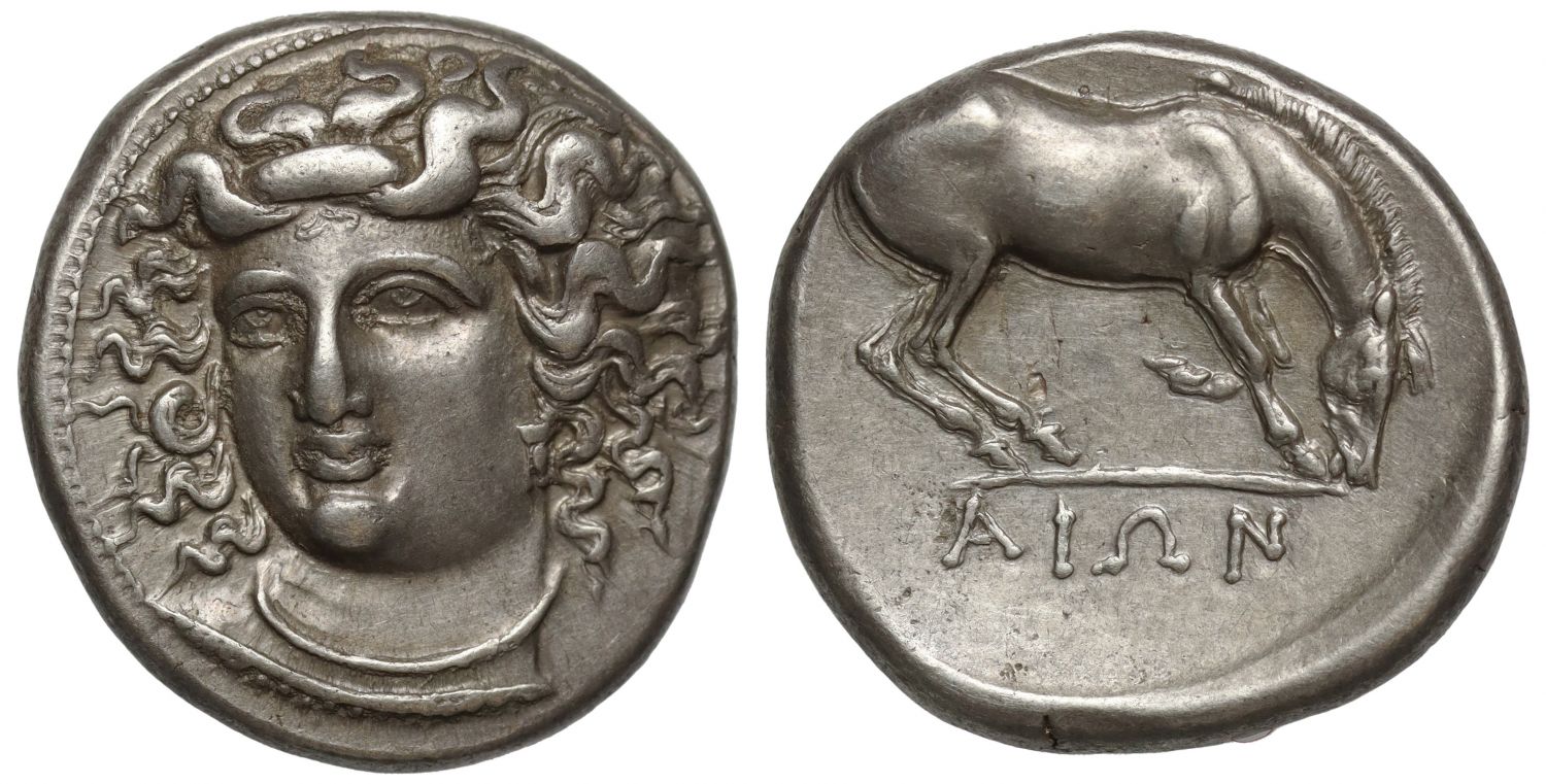 Thessaly, Larissa, Silver Drachm, Mid-4th Century BC.