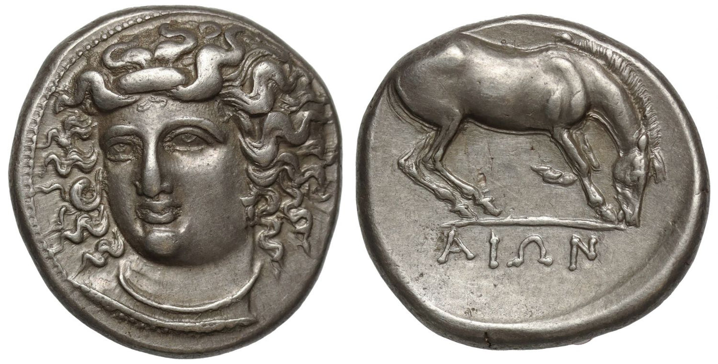 Thessaly, Larissa, Silver Drachm, Mid-4th Century BC.