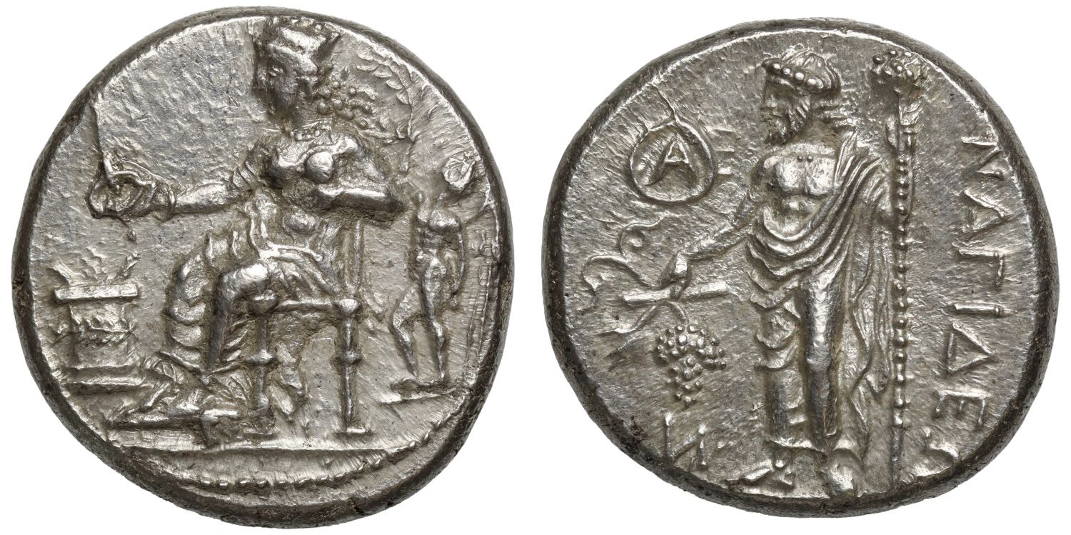 Nagidos, Tetradrachm, c. 400-384 BC.