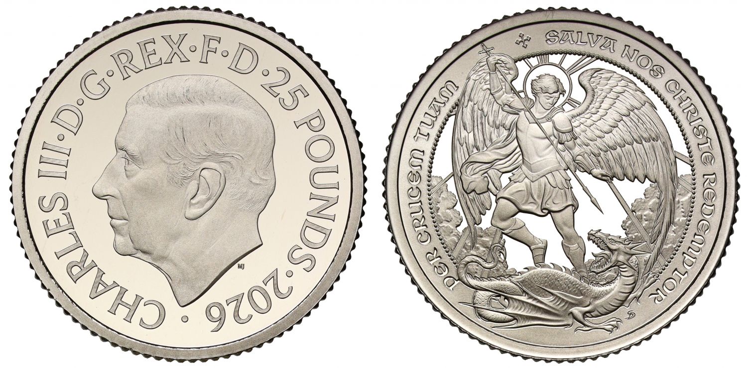 Charles III 2026 platinum proof 1/4oz The Angel