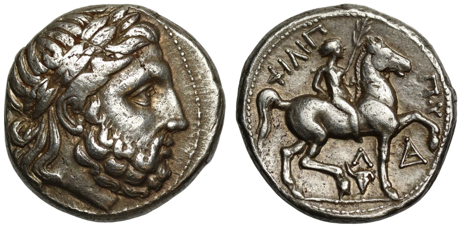 Philip II 359-336 BC, silver posthumous Tetradrachm, Amphipolis mint.