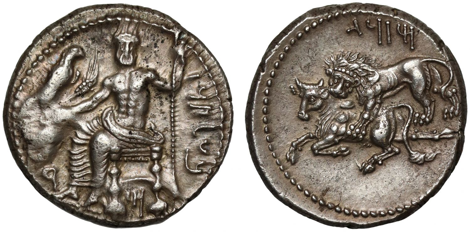 Cilicia. Tarsus. Satrap Mazaios, 361-334 BC. silver Stater.