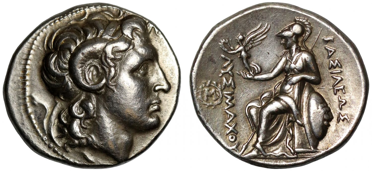 Lysimachos, silver Tetradrachm, Magnesia ad Maeandrum, c.297-81 BC