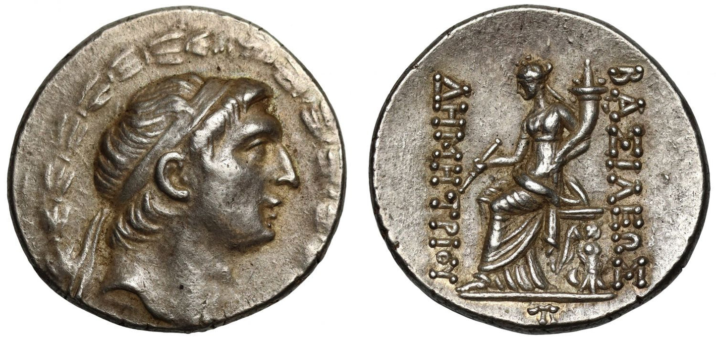 Seleukid Kings, Demetrios I Soter, silver Tetradrachm, Antiochia on the Orontes, c.162-55/4 BC