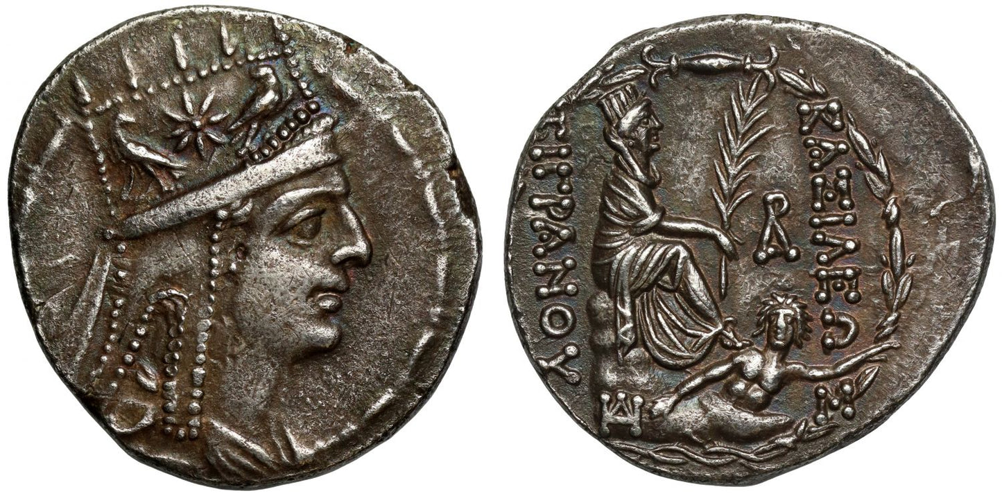 Tigranes II 'the Great' 95-65 BC, silver Tetradrachm. Tigranokerta