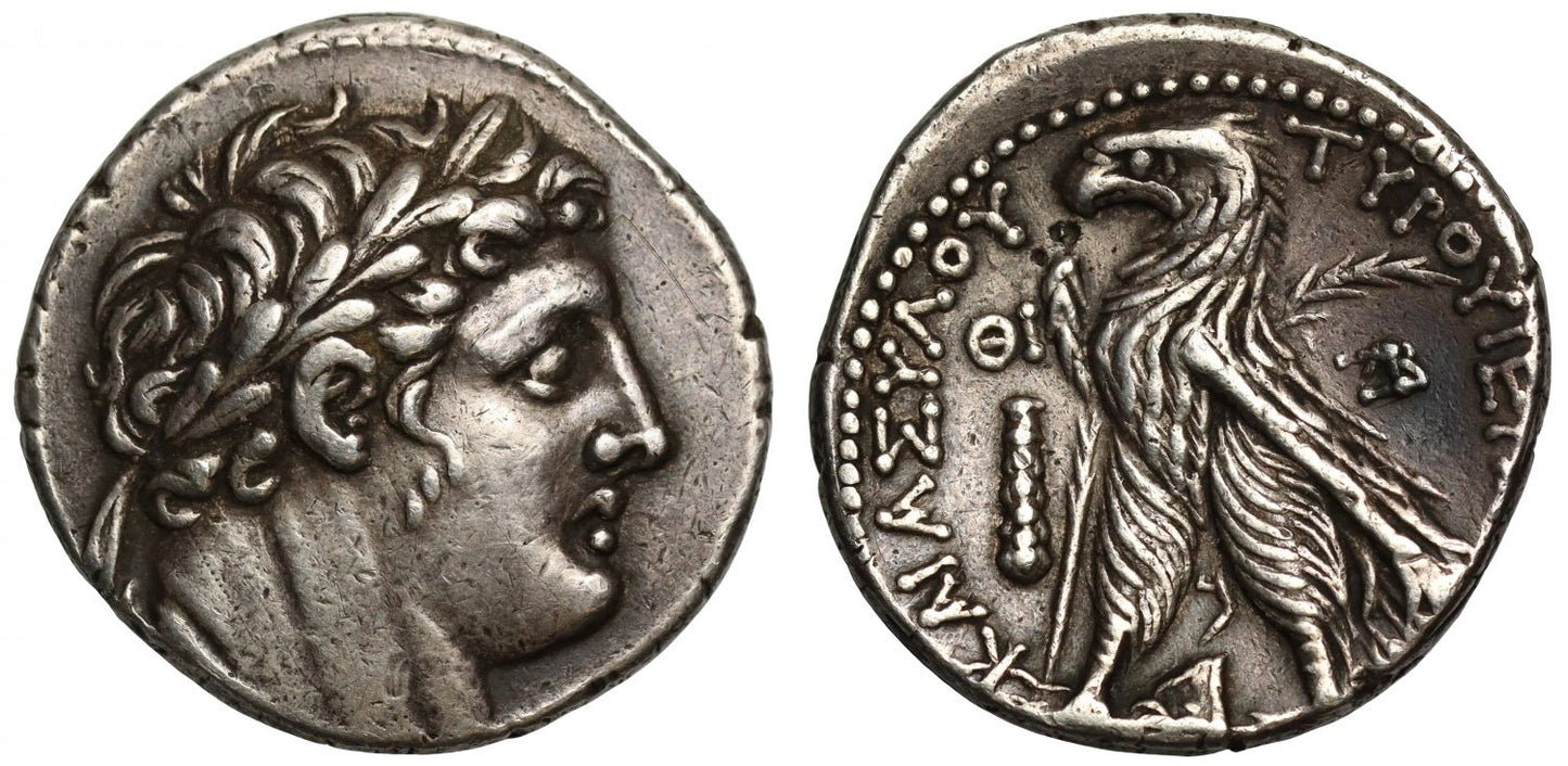 Phoenicia. Tyre. c.126/5 BC- 65 AD, silver shekel. dated Civic Year 19 (108/7 BC)