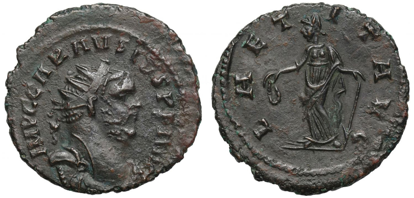 Carausius, AE Antoninianus, Uncertain Mint, Laetitia.