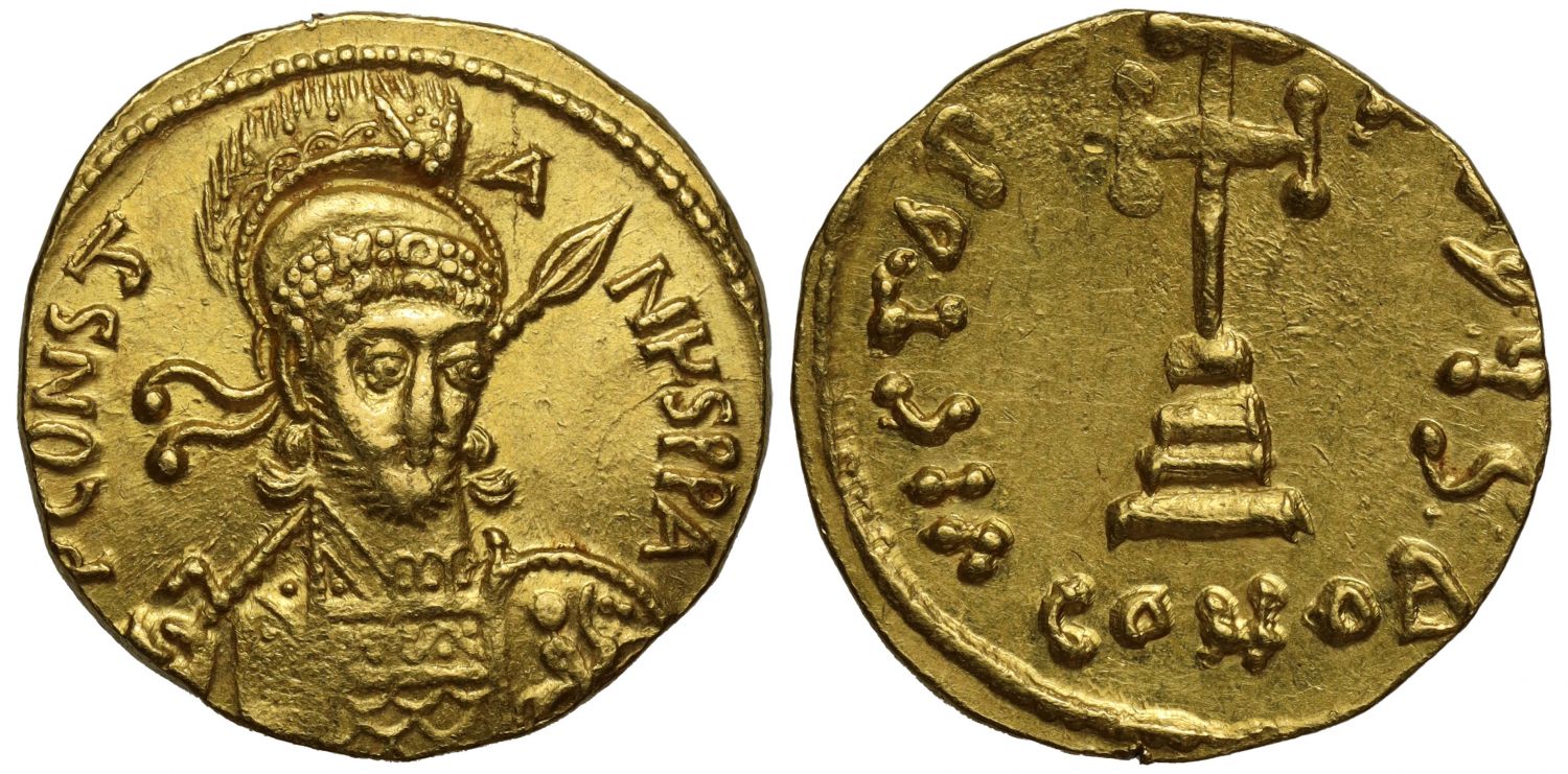 Constantine IV, Fine Style Gold Solidus.