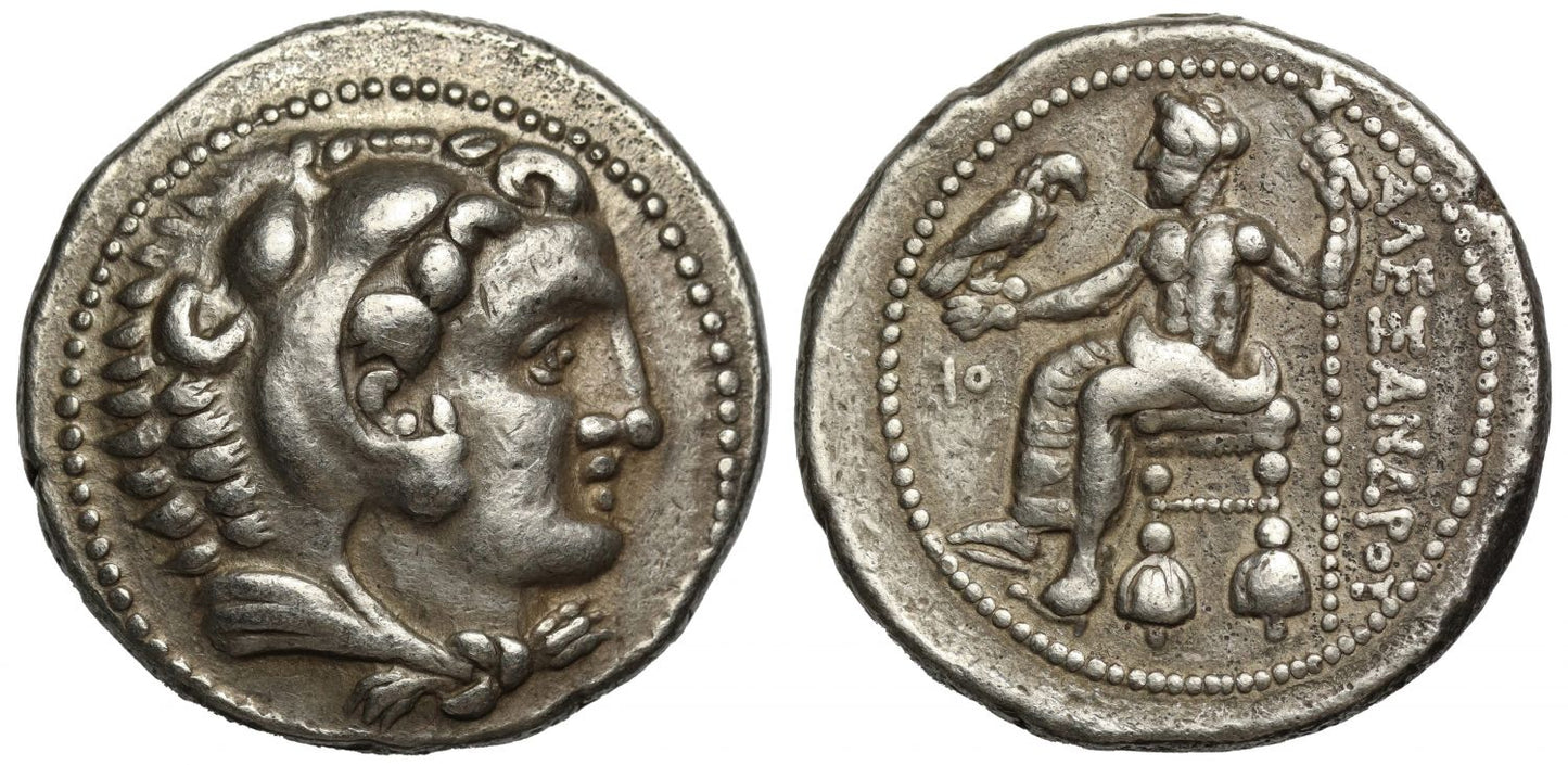 Alexander The Great, Lifetime Issue Silver Tetradrachm, Tyre.