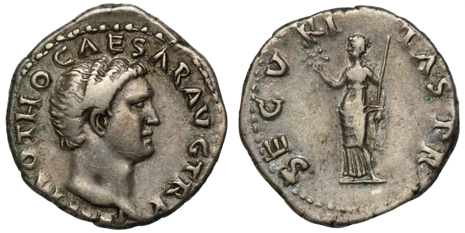 Otho, Silver Denarius, Securitas.