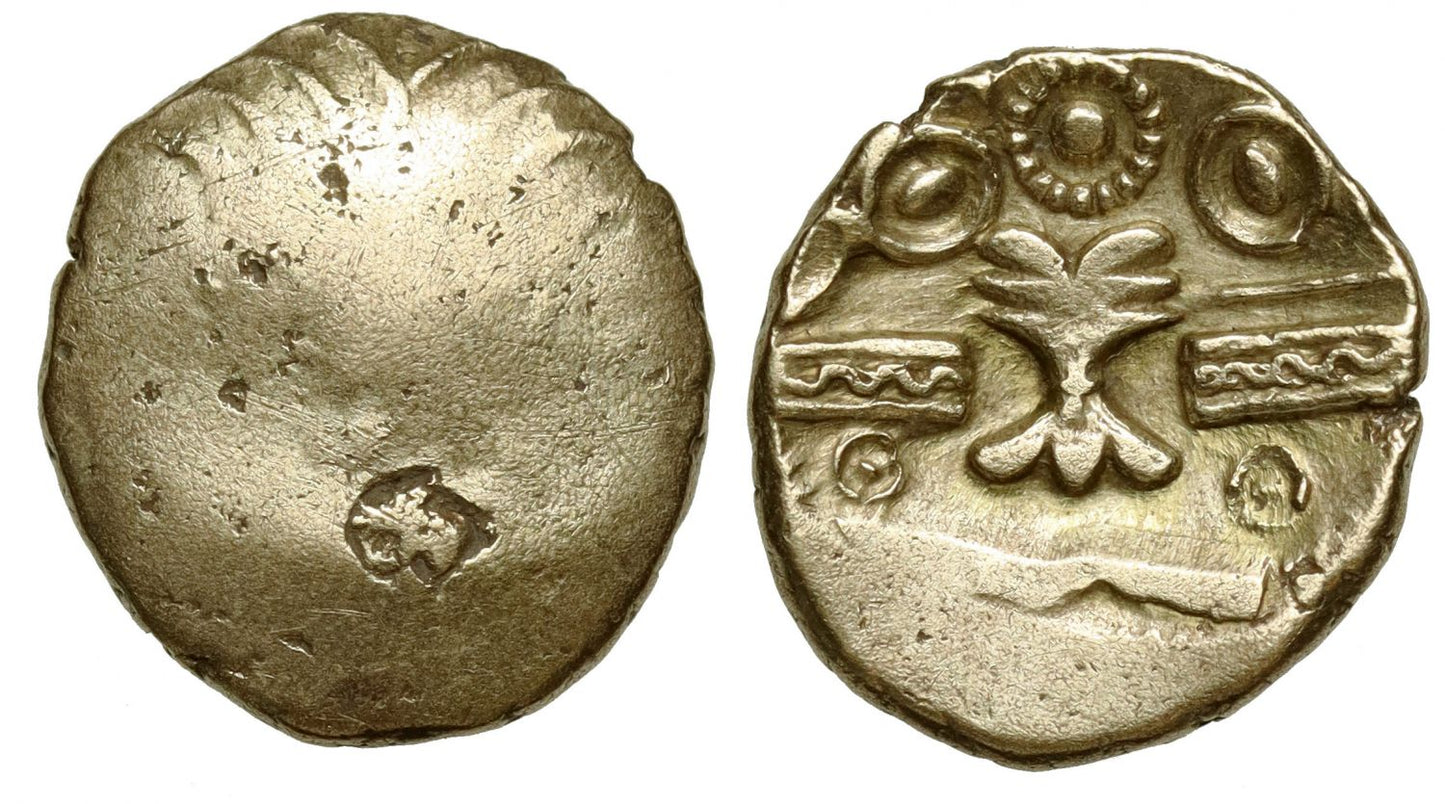 Ancient British, Cantiaci, Gold Quarter-Stater.