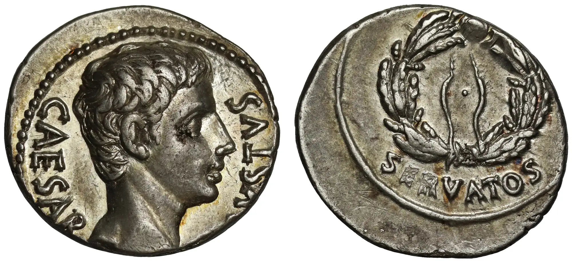 Augustus, Silver Denarius, Spanish mint