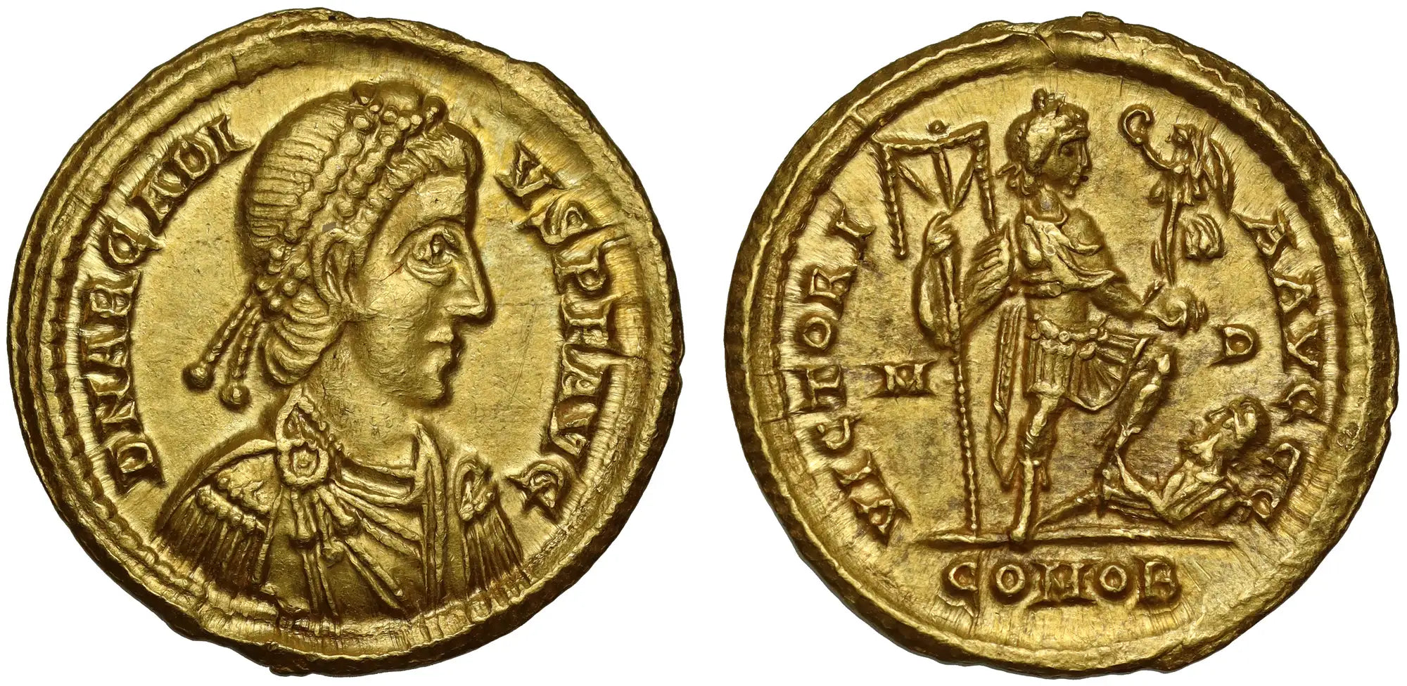 Arcadius, Gold Solidus, Milan