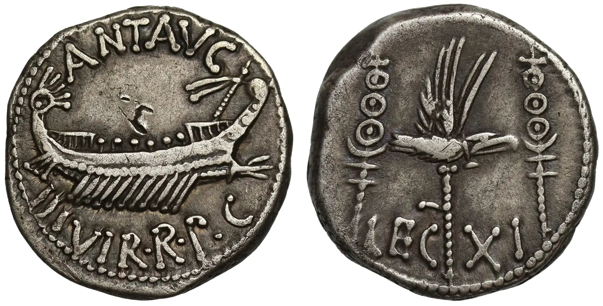 Mark Antony, Silver Denarius