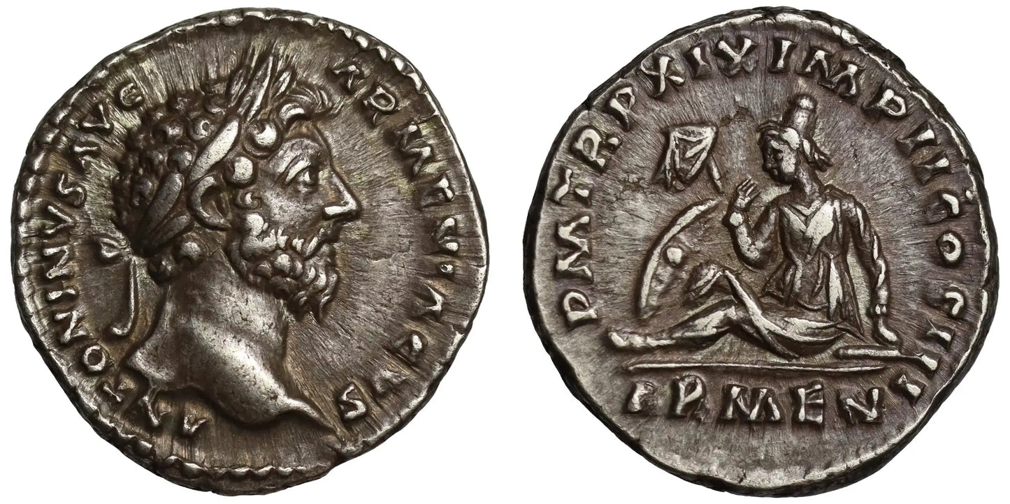 Marcus Aurelius, Silver Denarius, Armenia reverse