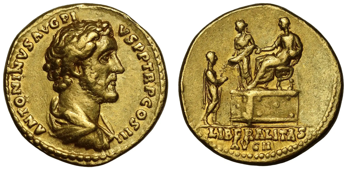 Antoninus Pius, Gold Aureus, Rome, rare