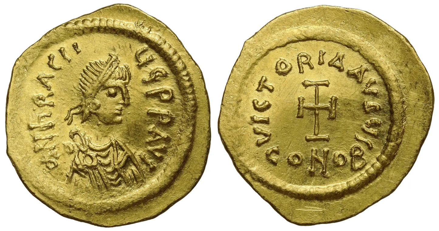 Heraclius (AD 610-641), Gold Tremissis.