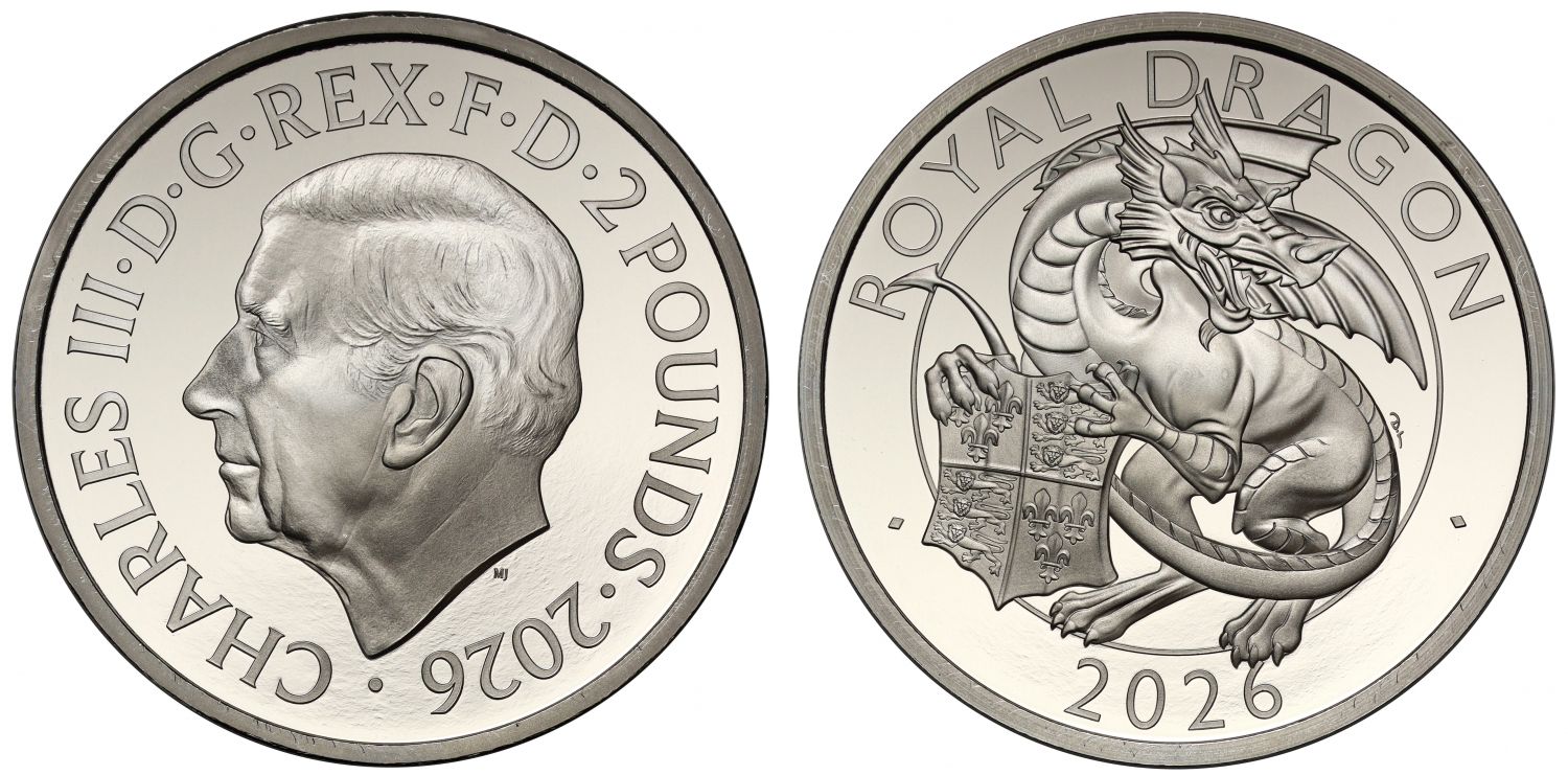 Charles III 2026 silver PF70 UCAM FDI 1oz The Royal Dragon