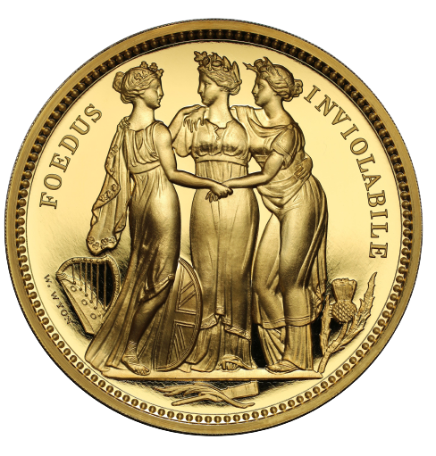 Three Graces gold proof One Kilo sold Sovereign Rarities Auction 