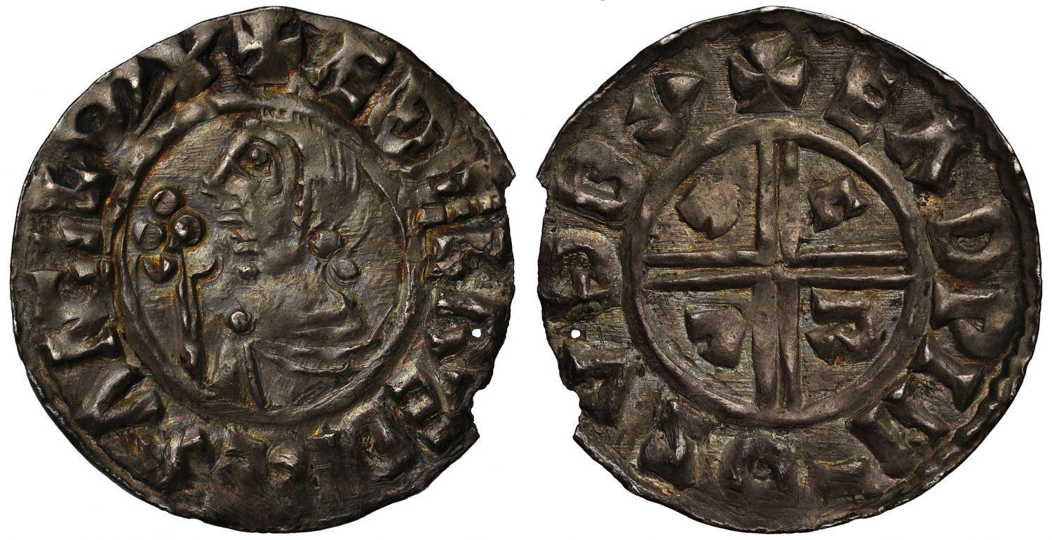 Aethelred II CRVX type Penny, Southwark