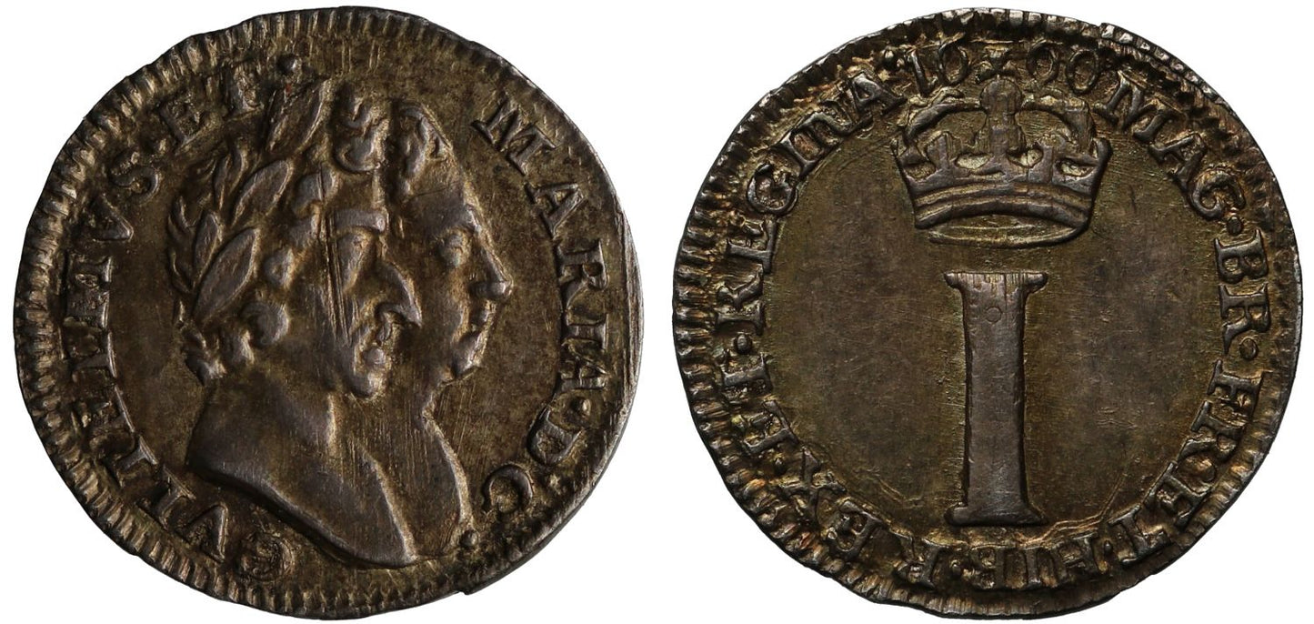 William and Mary 1690 silver Penny
