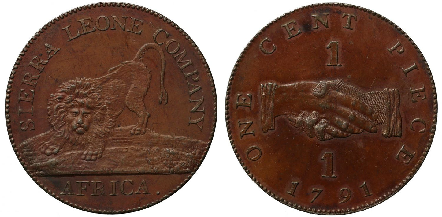 Sierra Leone, 1791 Proof Cent PR63