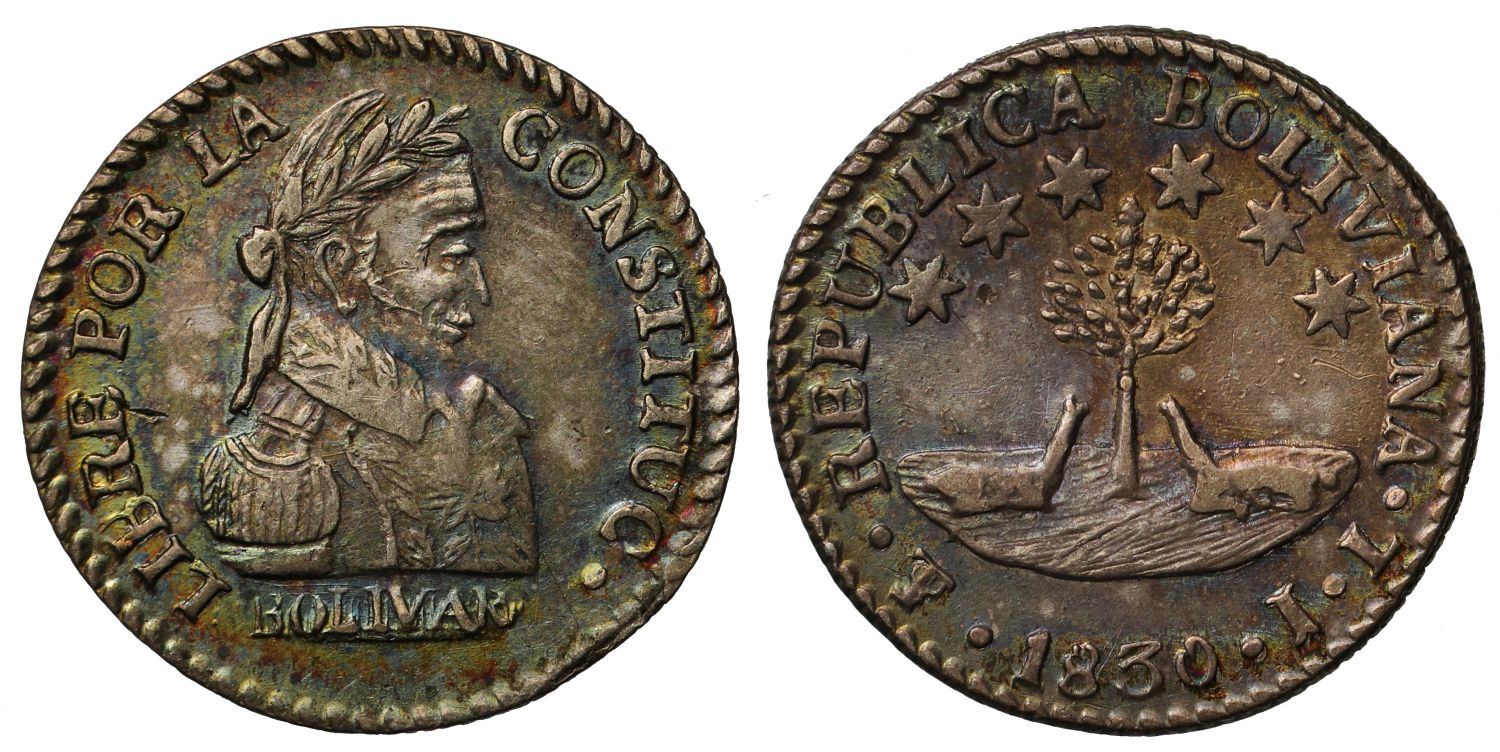 Bolivia 1830 Half-Sol