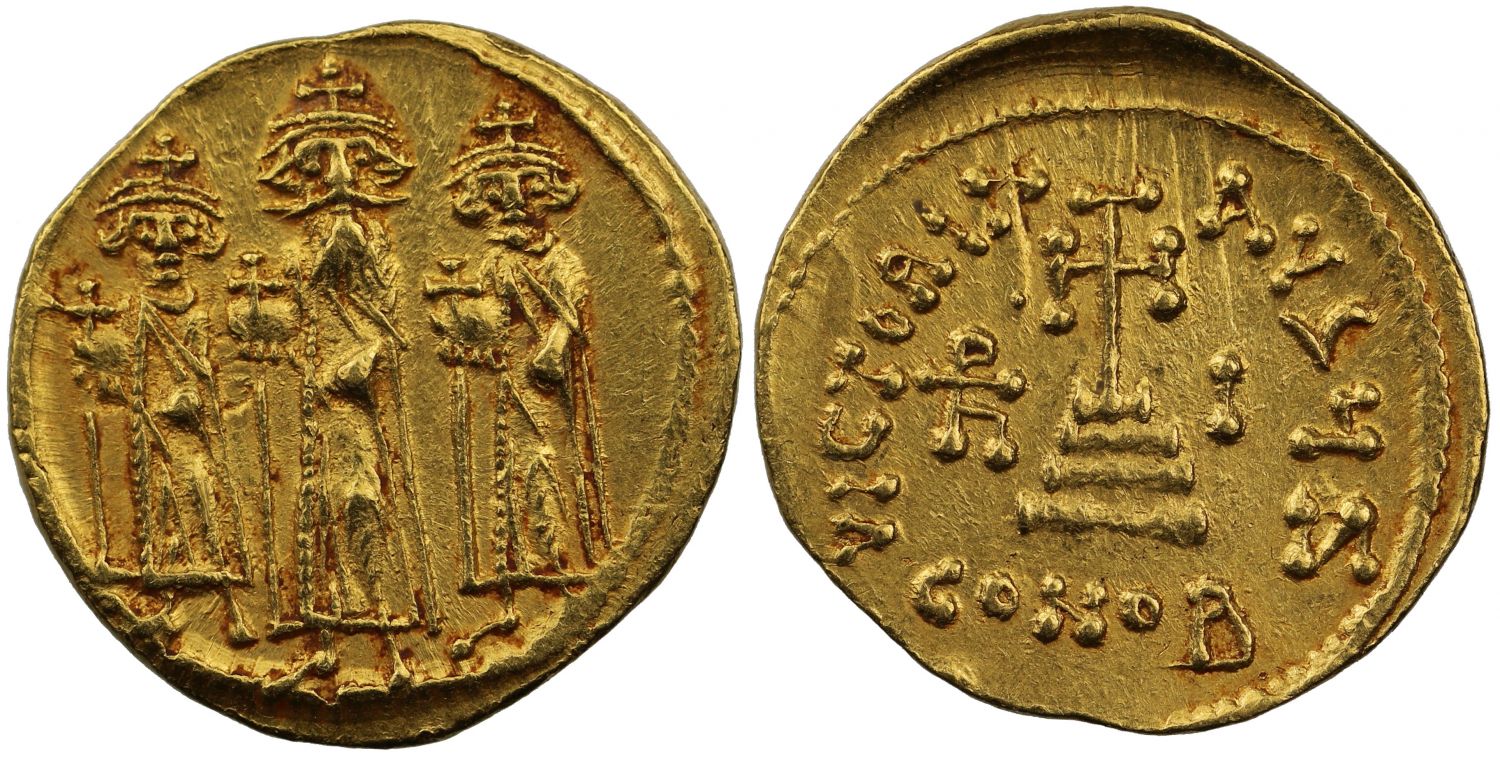 Heraclius, Gold Solidus